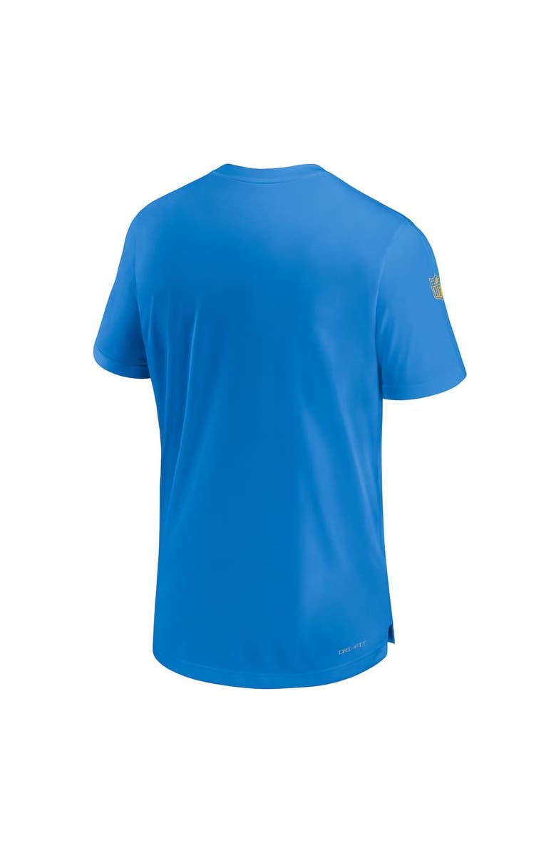 Nike Men's Nike Powder Blue Los Angeles Chargers Sideline Coach Performance T-Shirt, Alternate, color, 
