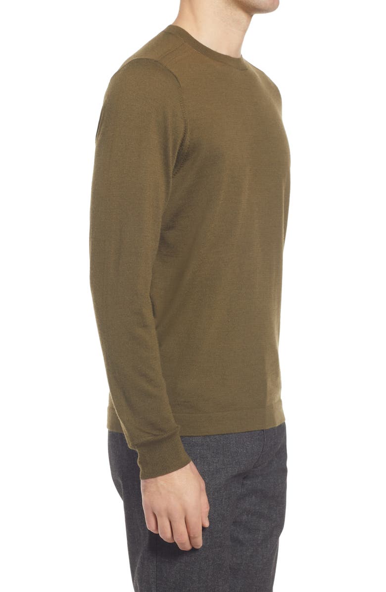 Nordstrom Tech-Smart Crewneck Sweater, Alternate, color, Olive Dark