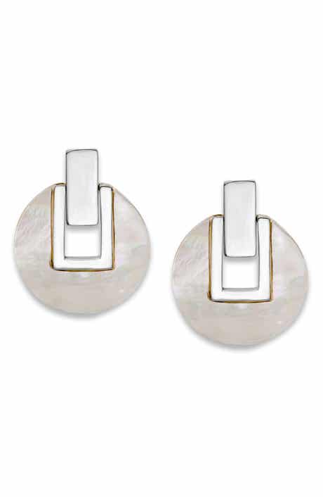 SAMUEL B. Round Hinge Earrings