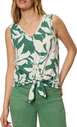 Sanctuary Floral Print Cotton Blend Tank