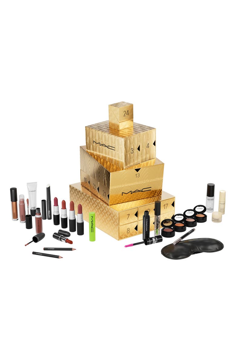 MAC Cosmetics 24K Holiday Advent Calendar Gift Set $471 Value, Main, color,