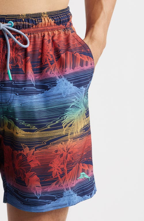 Tommy Bahama Naples Corsica Coast Swim Trunks In Blue Hawaian