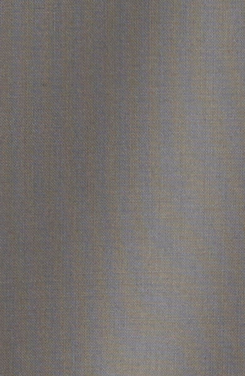 Sacai Short Sleeve Button-Up Suiting Shirt, Alternate, color,