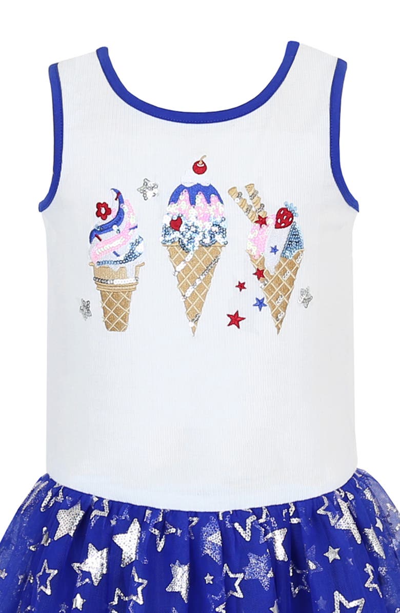 Zunie Kids' Sequin Ice Cream Tutu Dress, Alternate, color, 