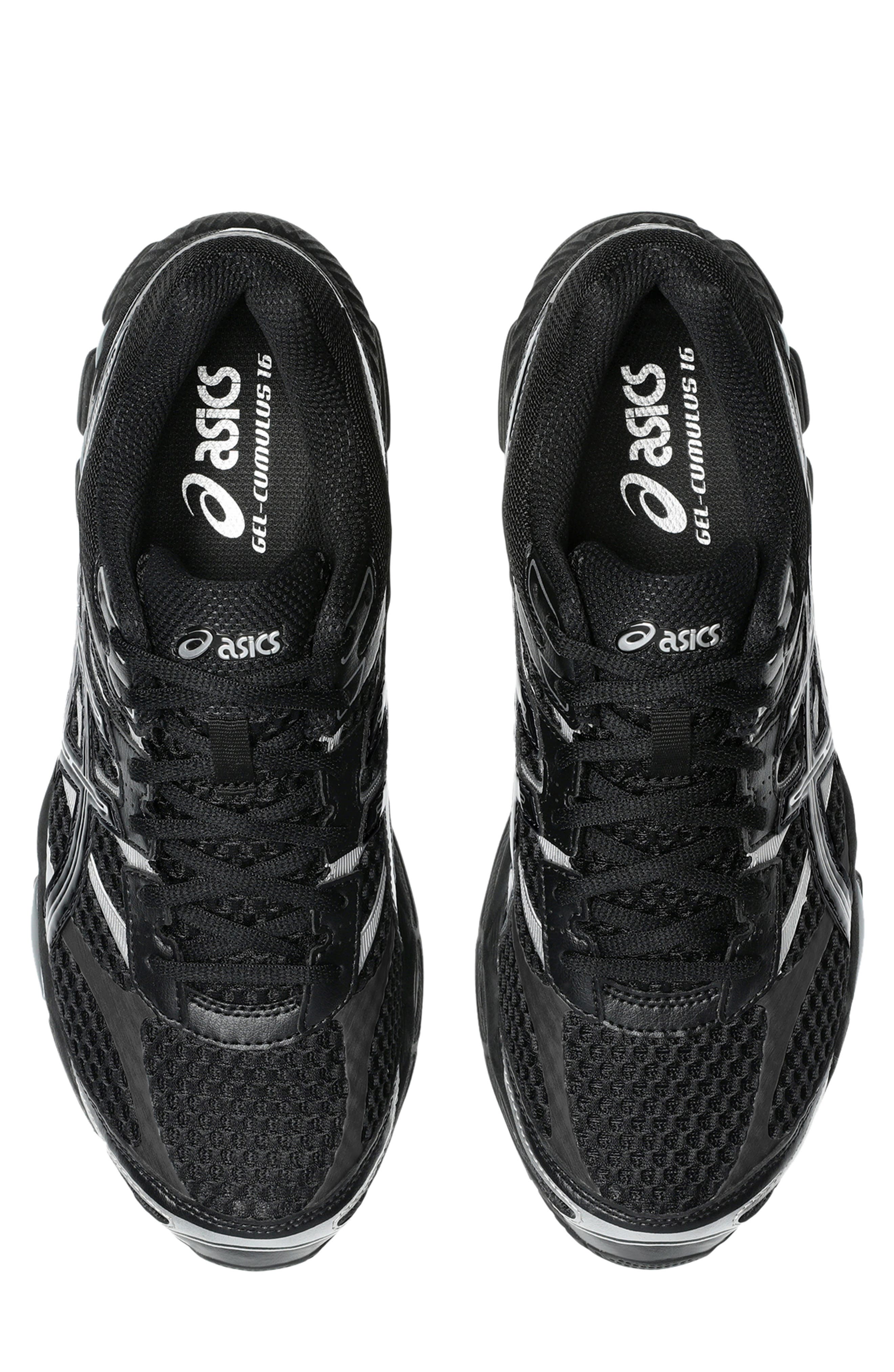 ASICS<sup>®</sup> Gender Inclusive GEL-CUMULUS<sup>®</sup> 16 Sneaker, Alternate, color, Black/ Black