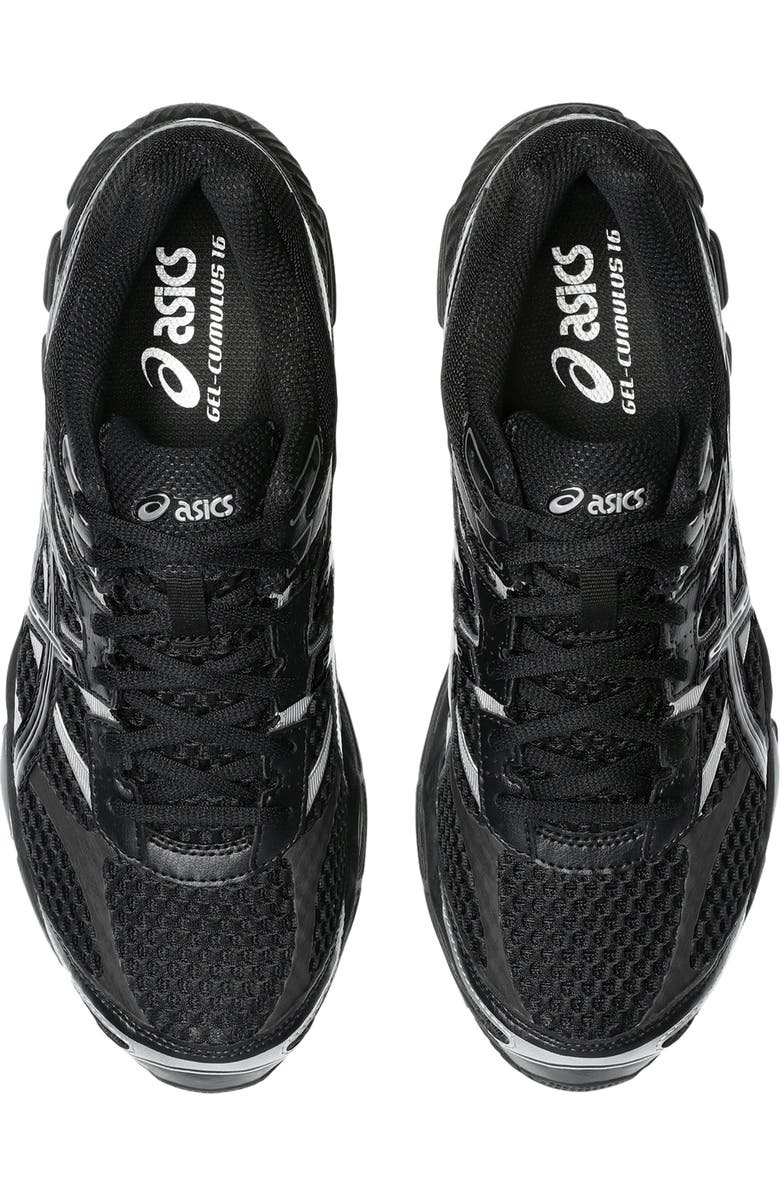 ASICS<sup>®</sup> Gender Inclusive GEL-CUMULUS<sup>®</sup> 16 Sneaker, Alternate, color, Black/ Black