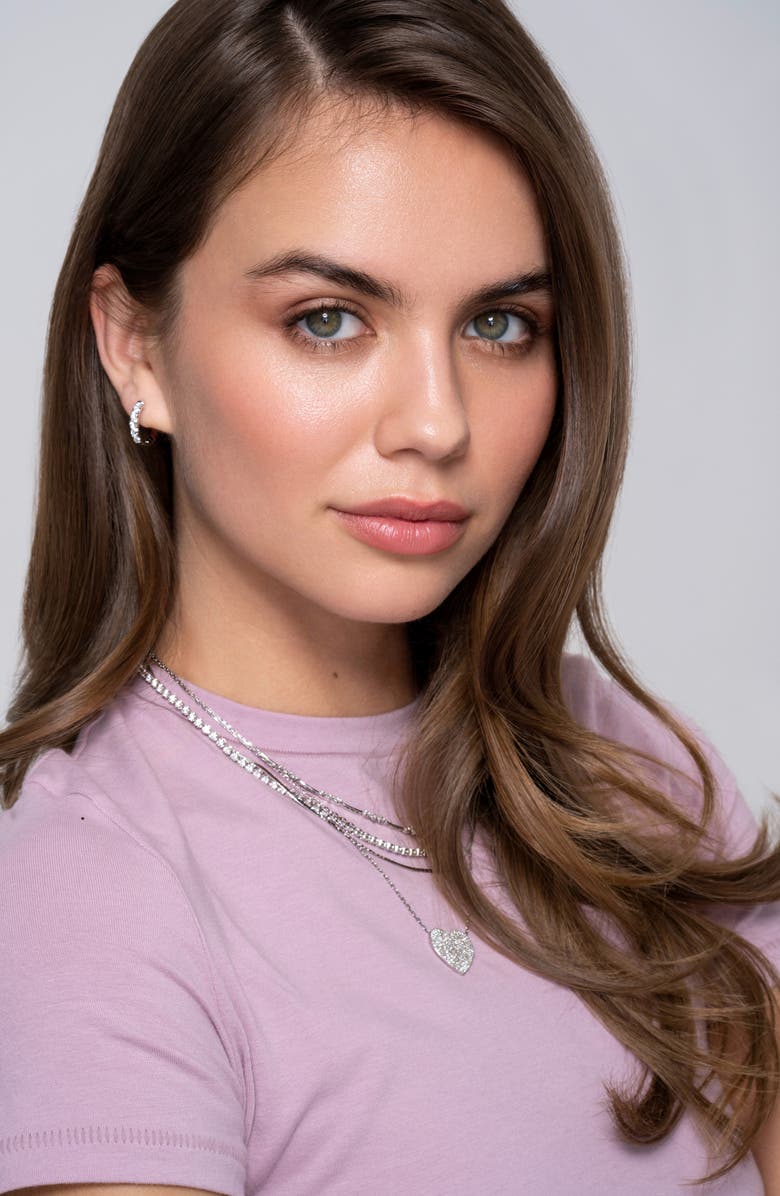 Bony Levy Aviva Diamond Short Necklace, Alternate, color, 18K White Gold