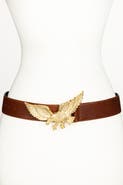 Raina Belts Eagle Buckle Leather Belt