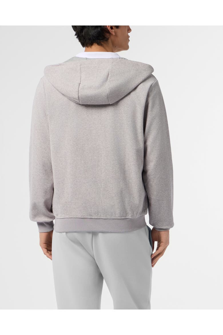 Sponge Hoodie Sweatjacket Men, Alternate, color, lightgrey