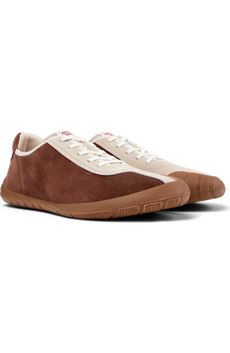 Camper TWS Leather Sneaker, Main, color, Brown