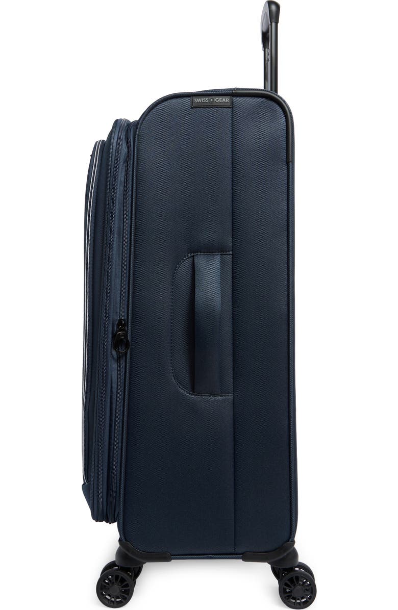SWISSGEAR 24-Inch Softside Spinner Luggage, Alternate, color, Navy
