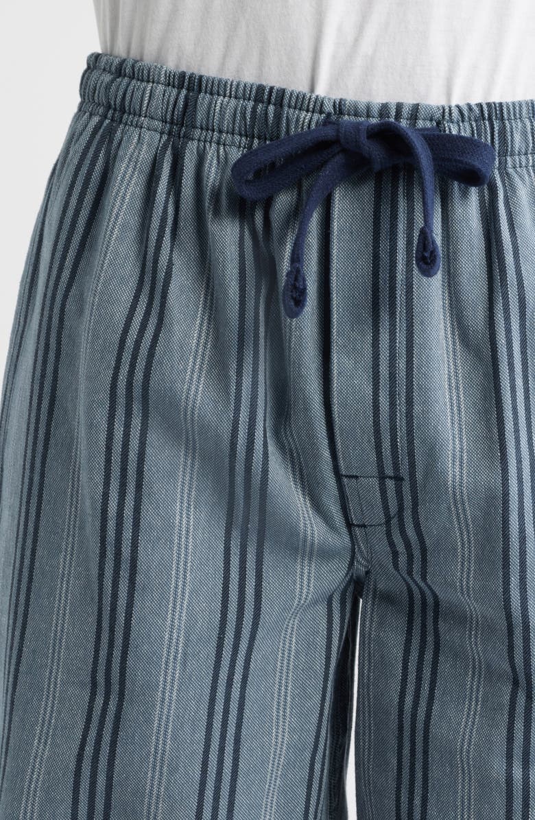 Majestic International Saltwater Woven Lounge Shorts, Alternate, color, Denim Stripe