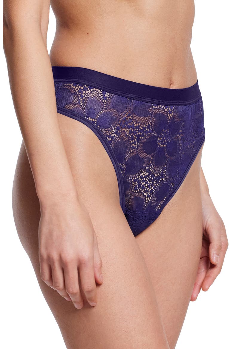 Tropical Storm High Waist Thong, Alternate, color, SUMMER RAIN