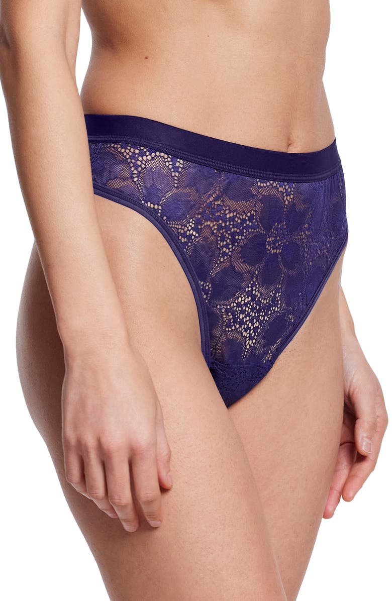 Hanky Panky Tropical Storm High Waist Thong, Alternate, color, Summer Rain