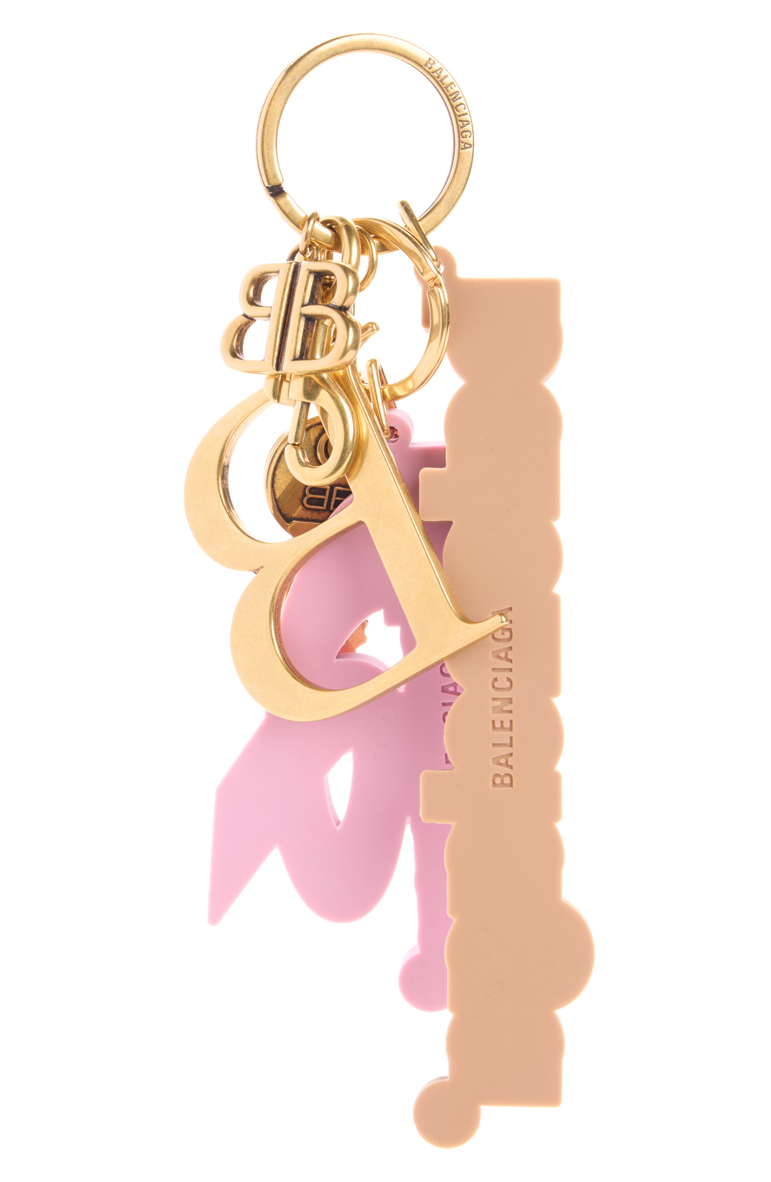 Bodies Logo Key Ring, Alternate, color, 8054 GOLD/ METALLIC