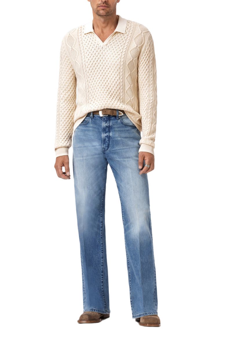 Haynes Organic Cotton Johnny Collar Sweater, Alternate, color, ECRU