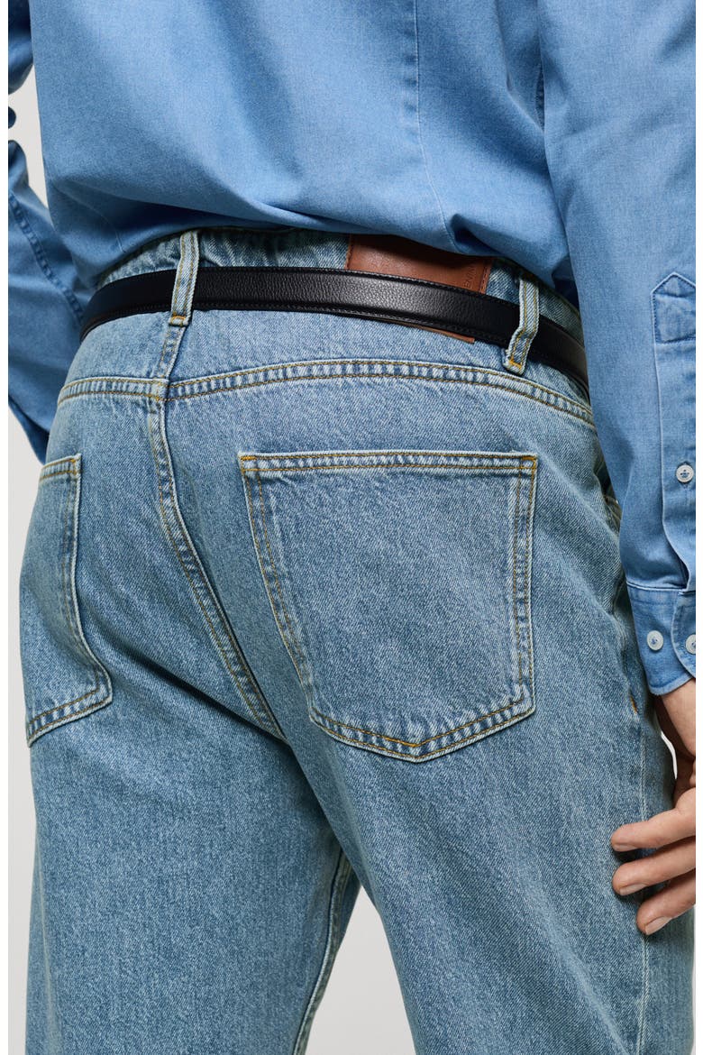 Tapered Jeans, Alternate, color, MEDIUM BLUE