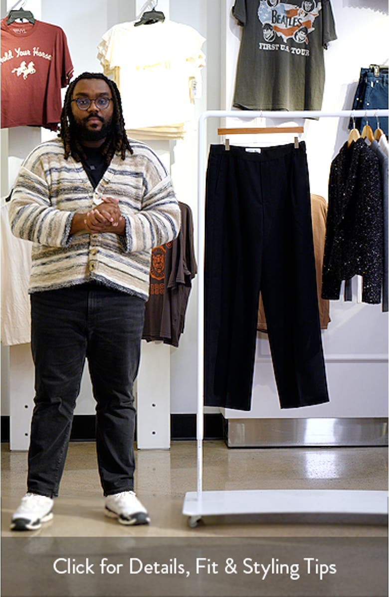 Primrose Pleated Wool Pull-On Trousers, sales video thumbnail