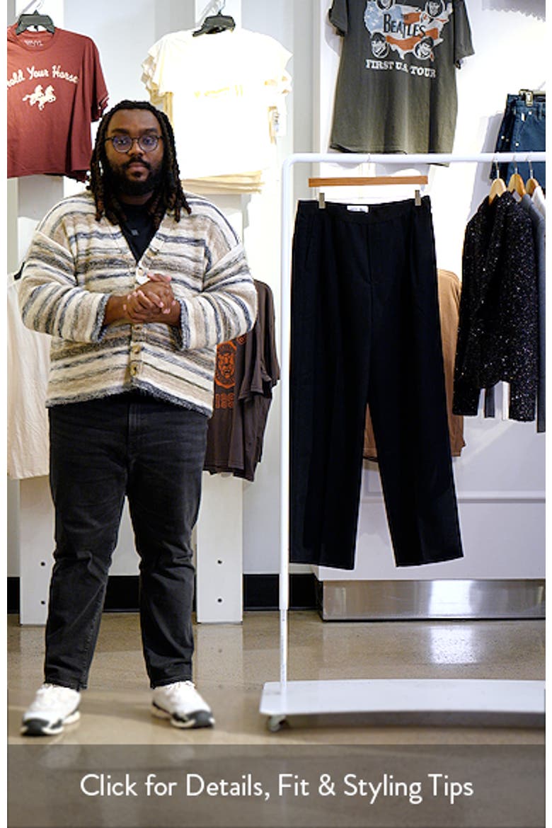 Primrose Pleated Wool Pull-On Trousers video
