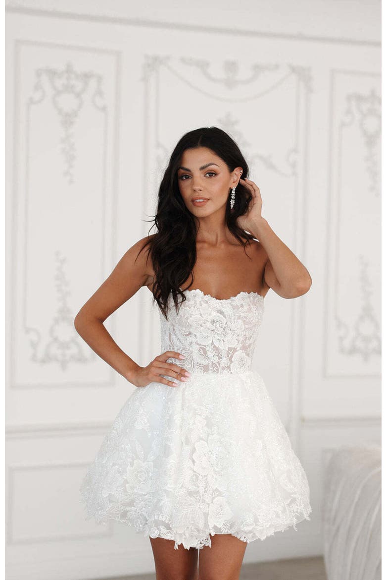 Jacqueline Mini Dress, Main, color, Ivory