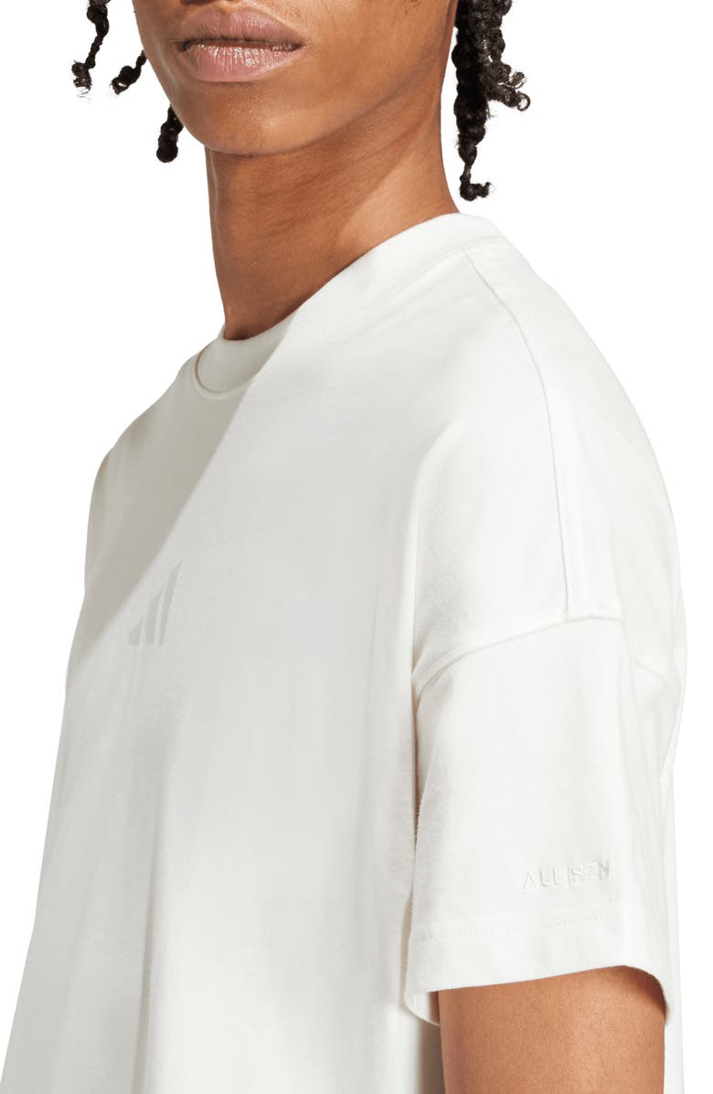 adidas All Szn Cotton T-Shirt, Alternate, color, Off White