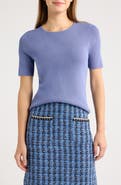 Tahari ASL Short Sleeve Sweater