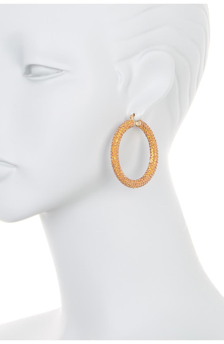 8 Other Reasons Pave Hoop Earrings, Alternate, color,