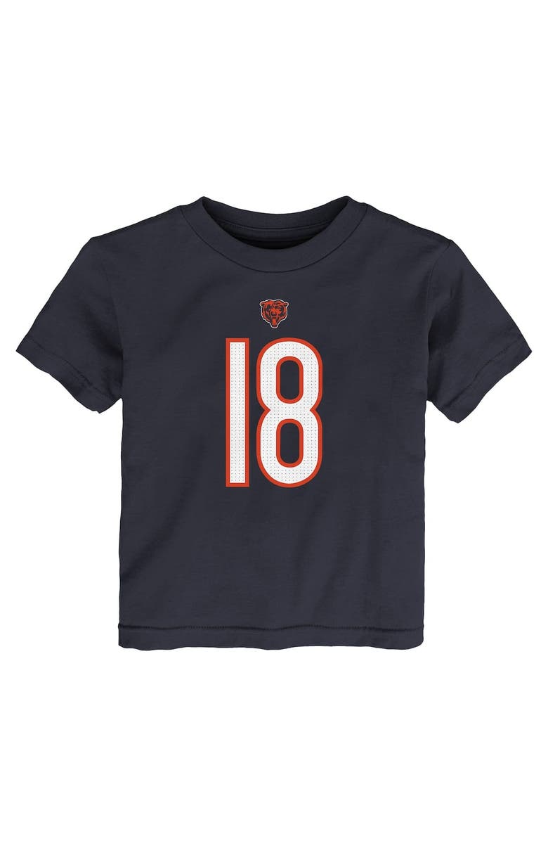 Nike Toddler Nike Caleb Williams Navy Chicago Bears Player Name & Number T-Shirt, Alternate, color, Navy