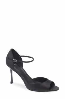 Satin Stiletto Sandal