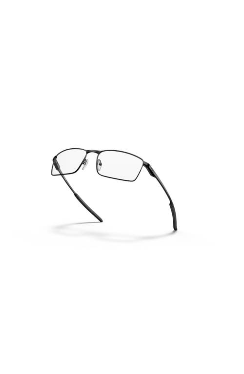 Oakley 55mm Rectangle Optical Glasses In Black
