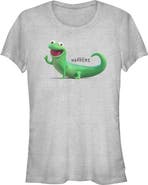 Hoppers Junior's Hoppers Tom Lizard Happy and Cute Pose Graphic T-Shirt