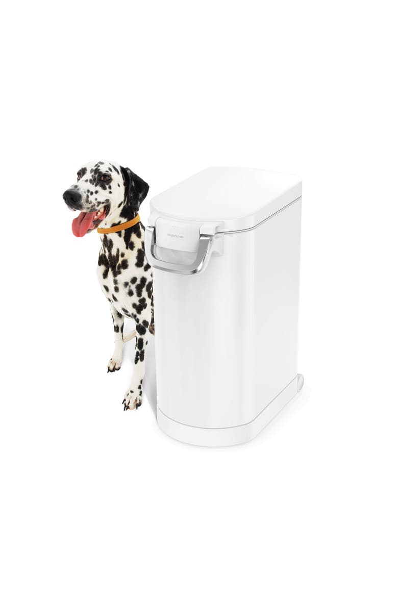 large pet food can, Alternate, color, White