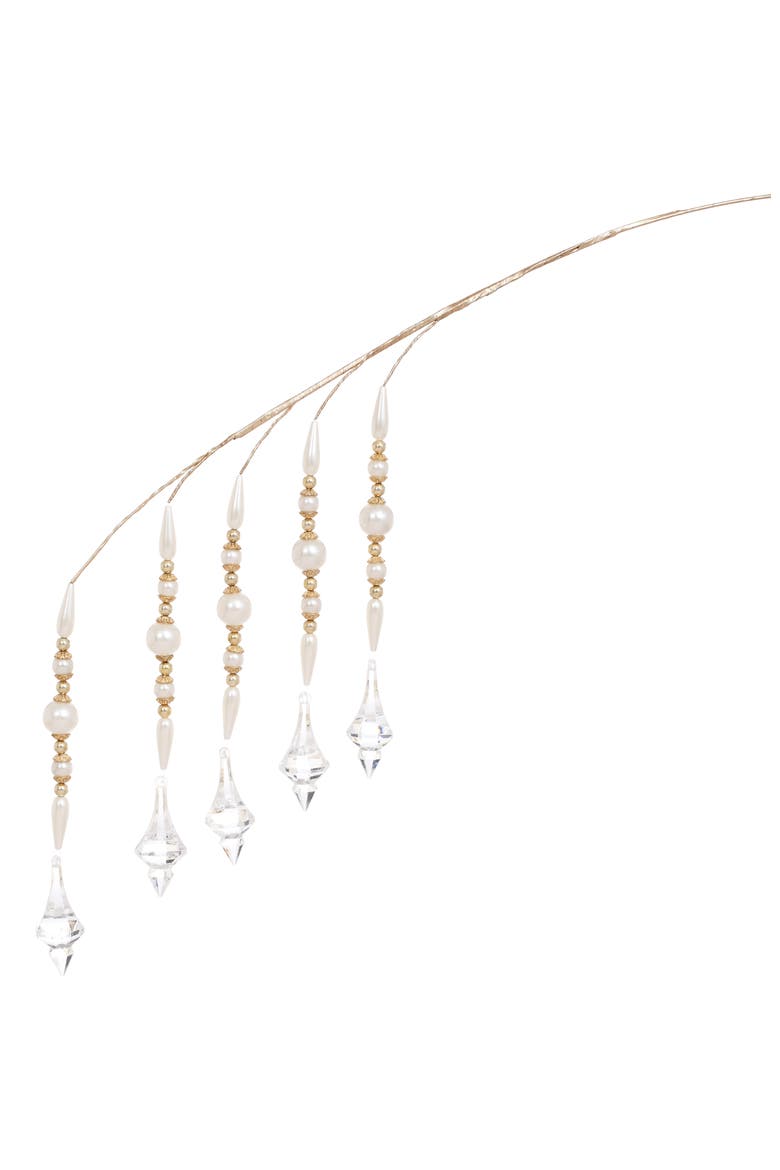 Glisten Bead Orb Spray, Set of 6, Main, color, Clear