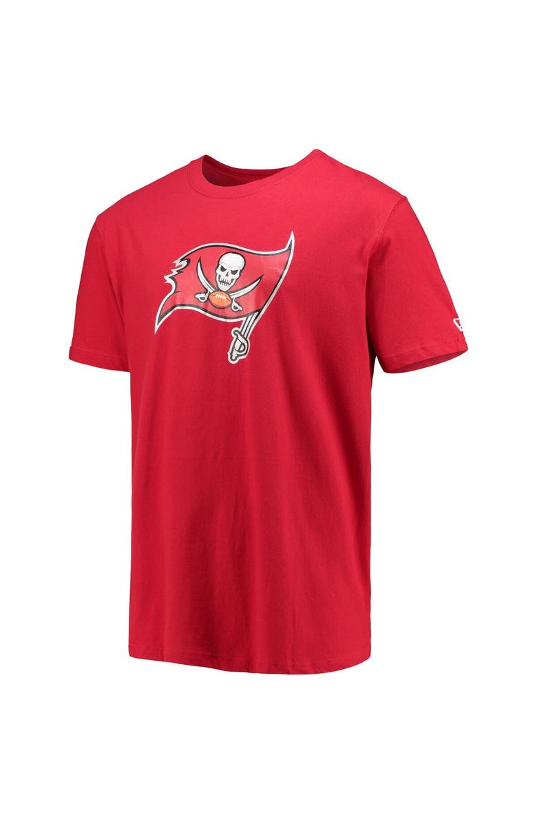 New Era Men's New Era Red Tampa Bay Buccaneers Patch Up Collection Super Bowl XXXVII T-Shirt, Alternate, color, Red