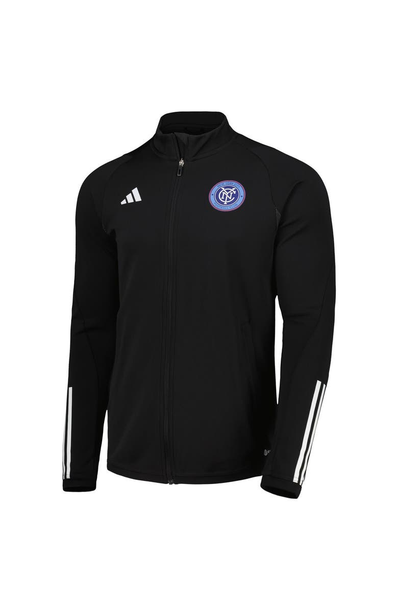adidas Men's adidas Black New York City FC 2023 On-Field AEROREADY Full-Zip Training Top, Alternate, color, 