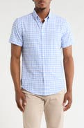 DENIM AND FLOWER Plaid Print Button-Down Shirt