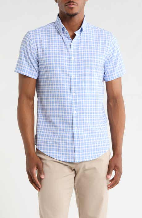 DENIM AND FLOWER Plaid Print Button-Down Shirt