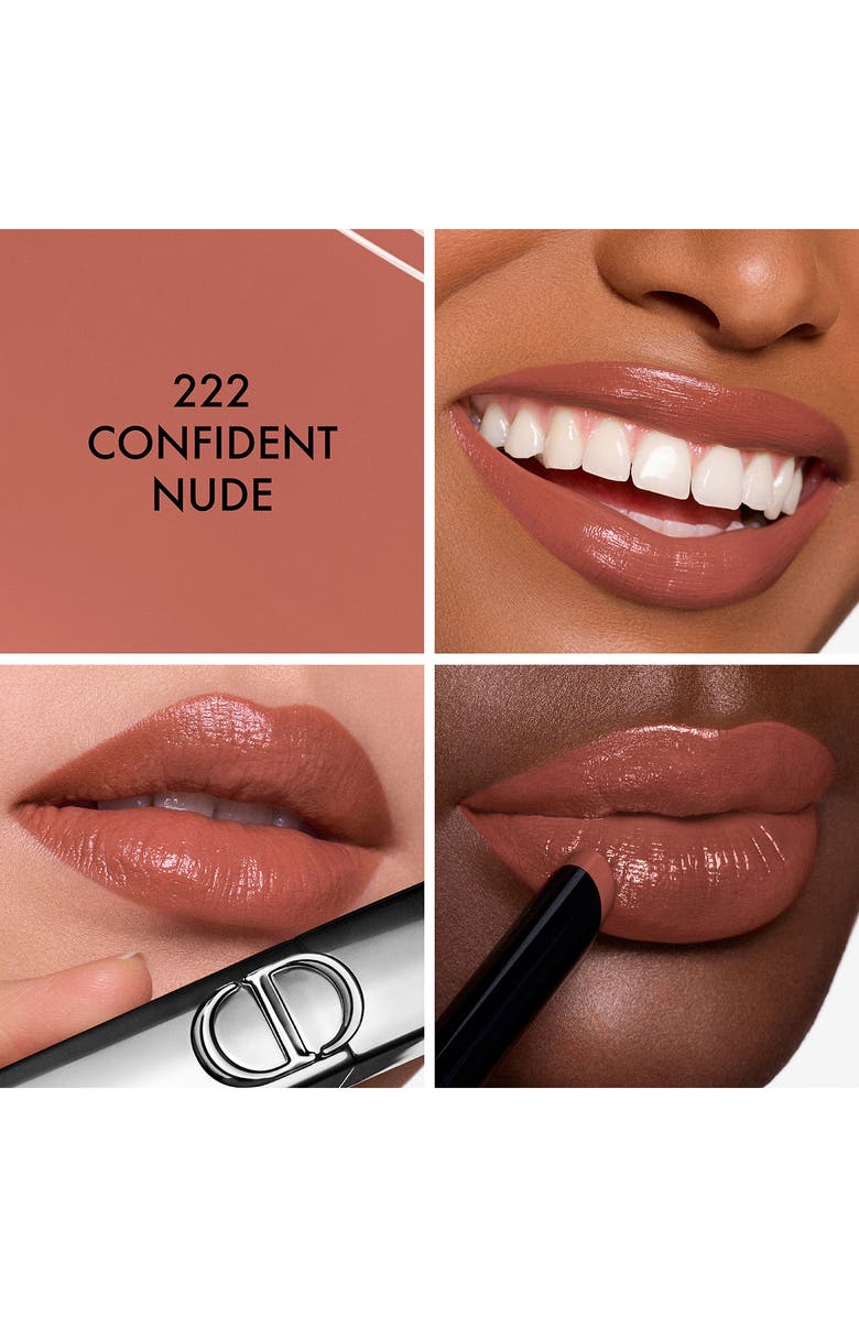 DIOR Rouge Dior On Stage Lipstick, Alternate, color, 222 Confident Nude