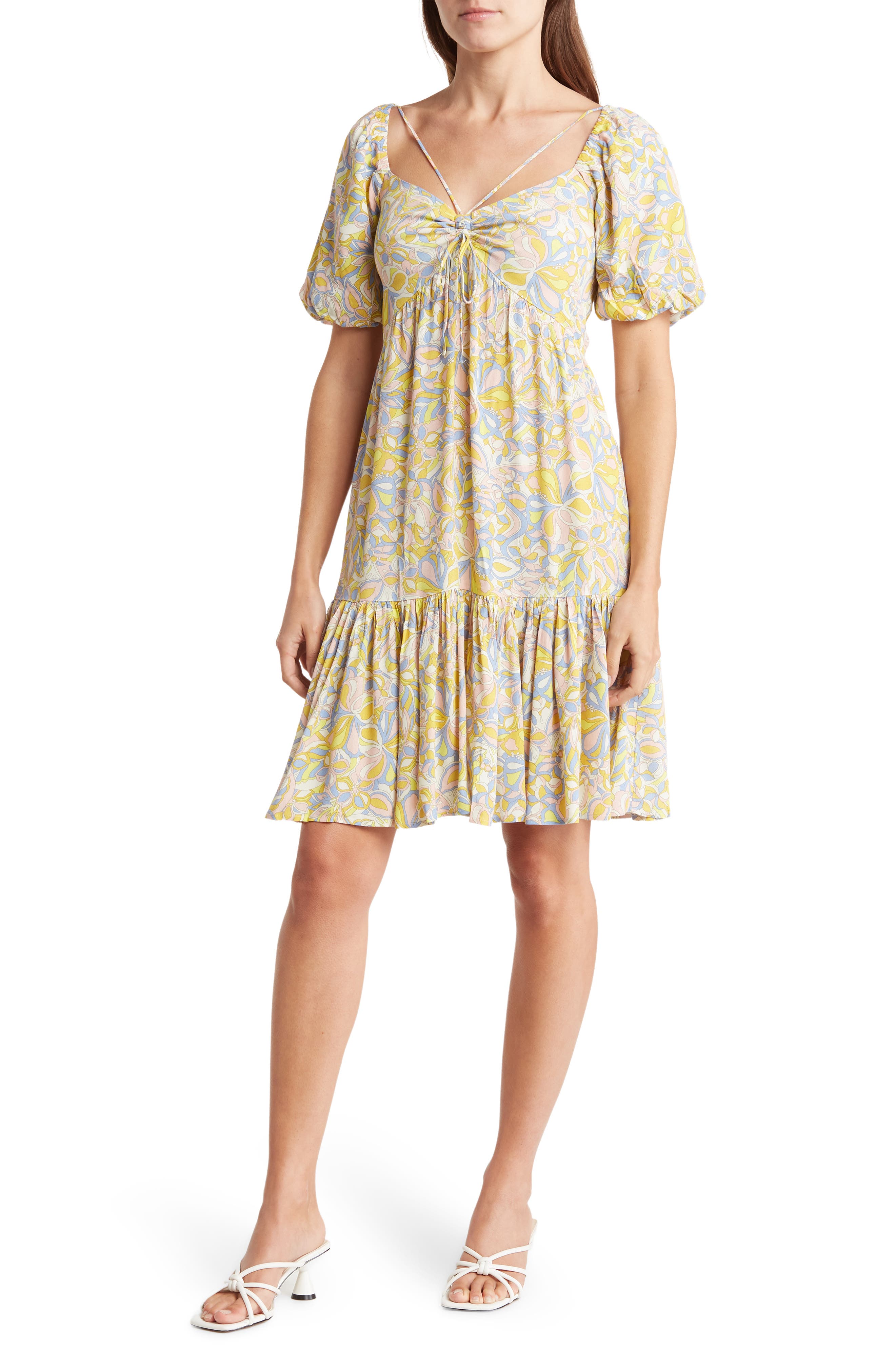 Lovestitch Cinched Bodice Mini Dress