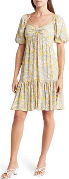 Lovestitch Cinched Bodice Mini Dress