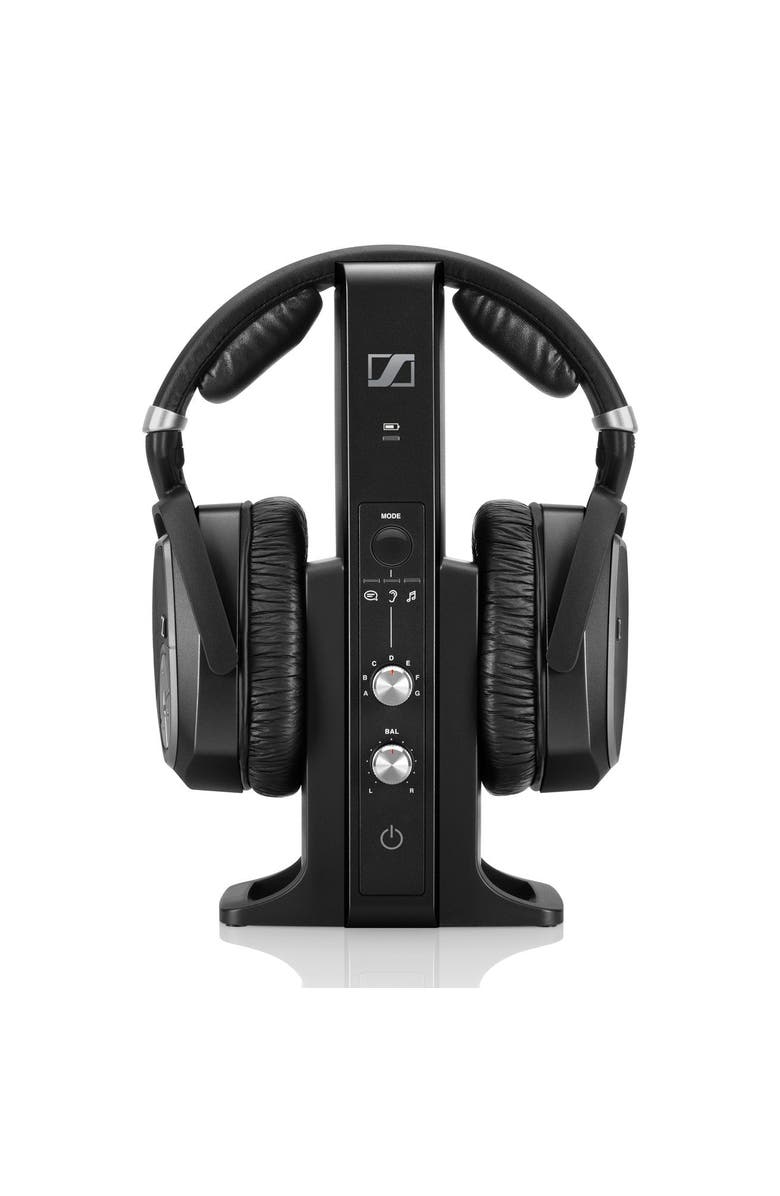 Sennheiser RS 195 RF Wireless Headphone Systems for TV Listening, Alternate, color, Black