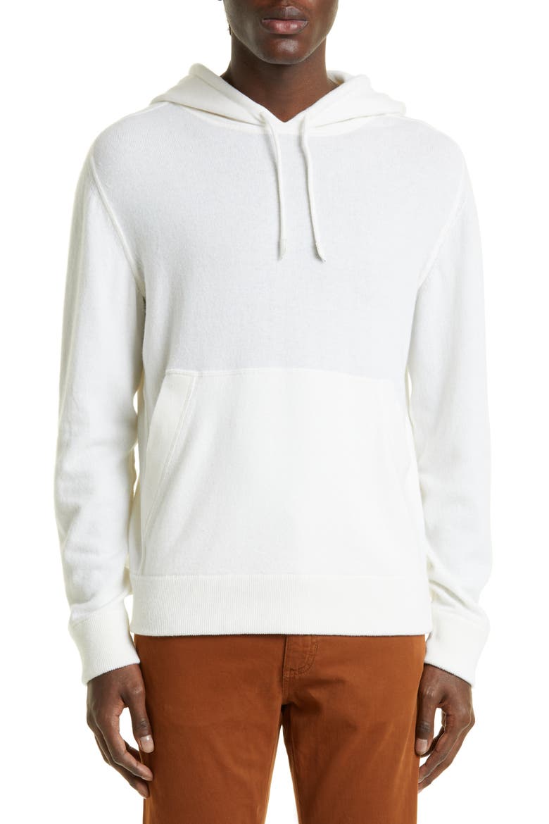 Oasi Cashmere Hoodie, Main, color, WHITE