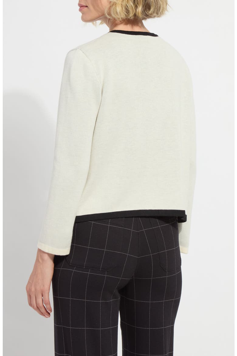 Amal Sweater Jacket, Alternate, color, CHALK