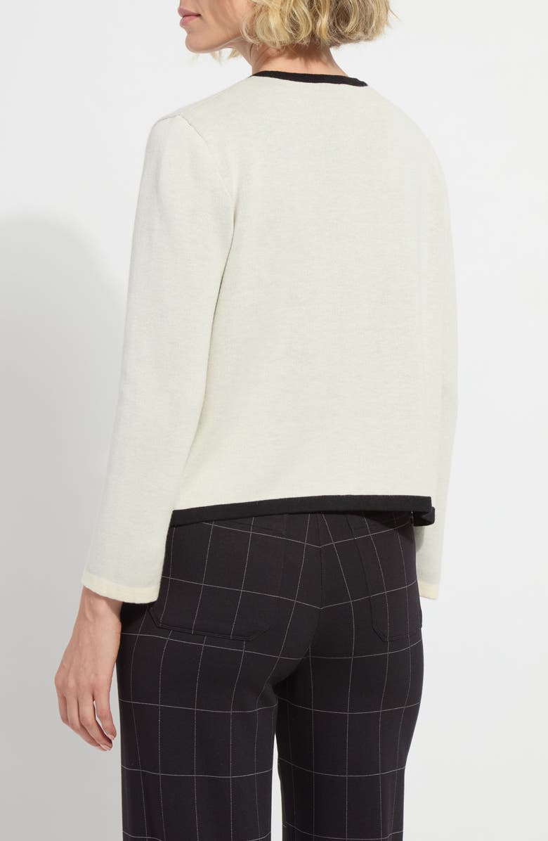 Lysse Amal Sweater Jacket, Alternate, color, Chalk