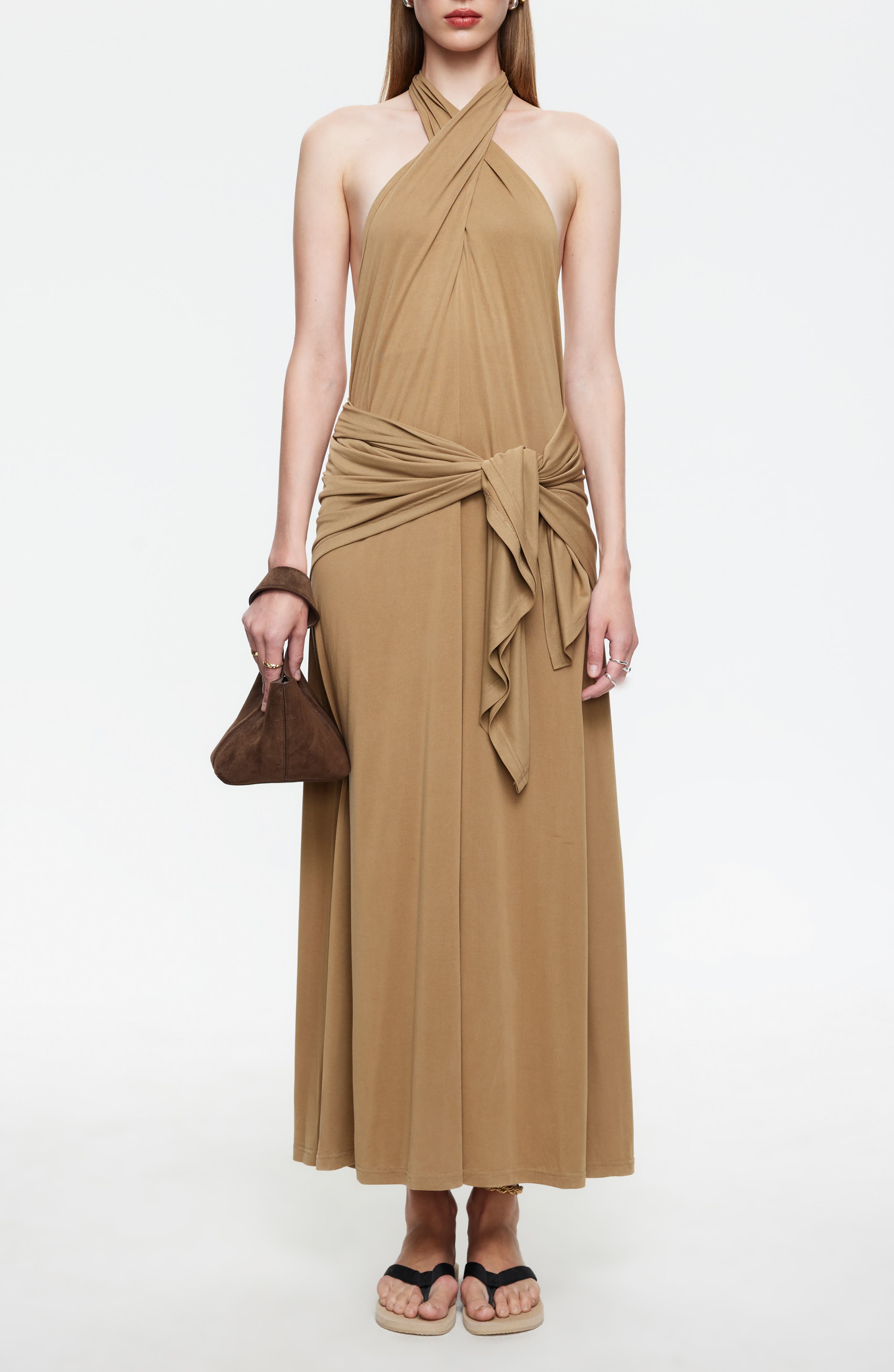 Heavenly Maxi Halter Dress
