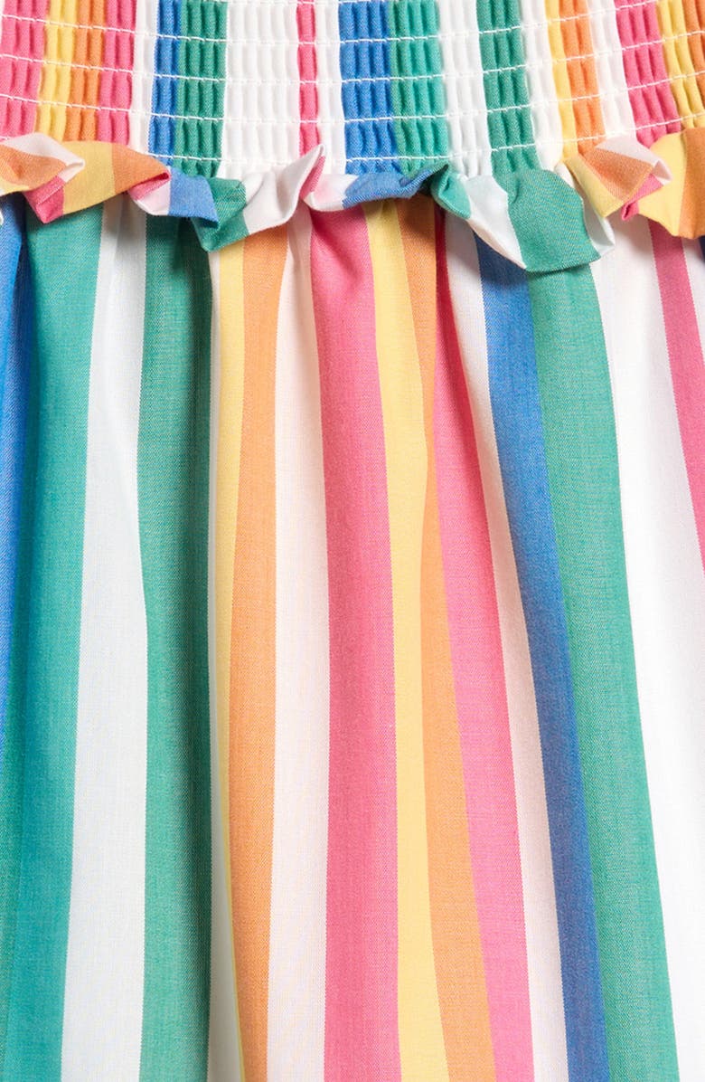 Tucker + Tate Kids' Smocked Tiered Chambray Dress, Alternate, color, 