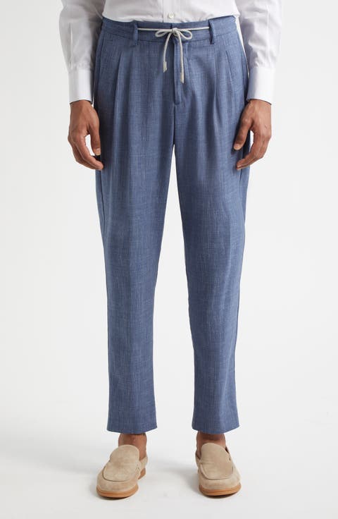 パンツ Eleventy Relaxed Fit Knitwear Pants With Adjustable Eleventy Relaxed Fit Knitwear Pants With Adjustable