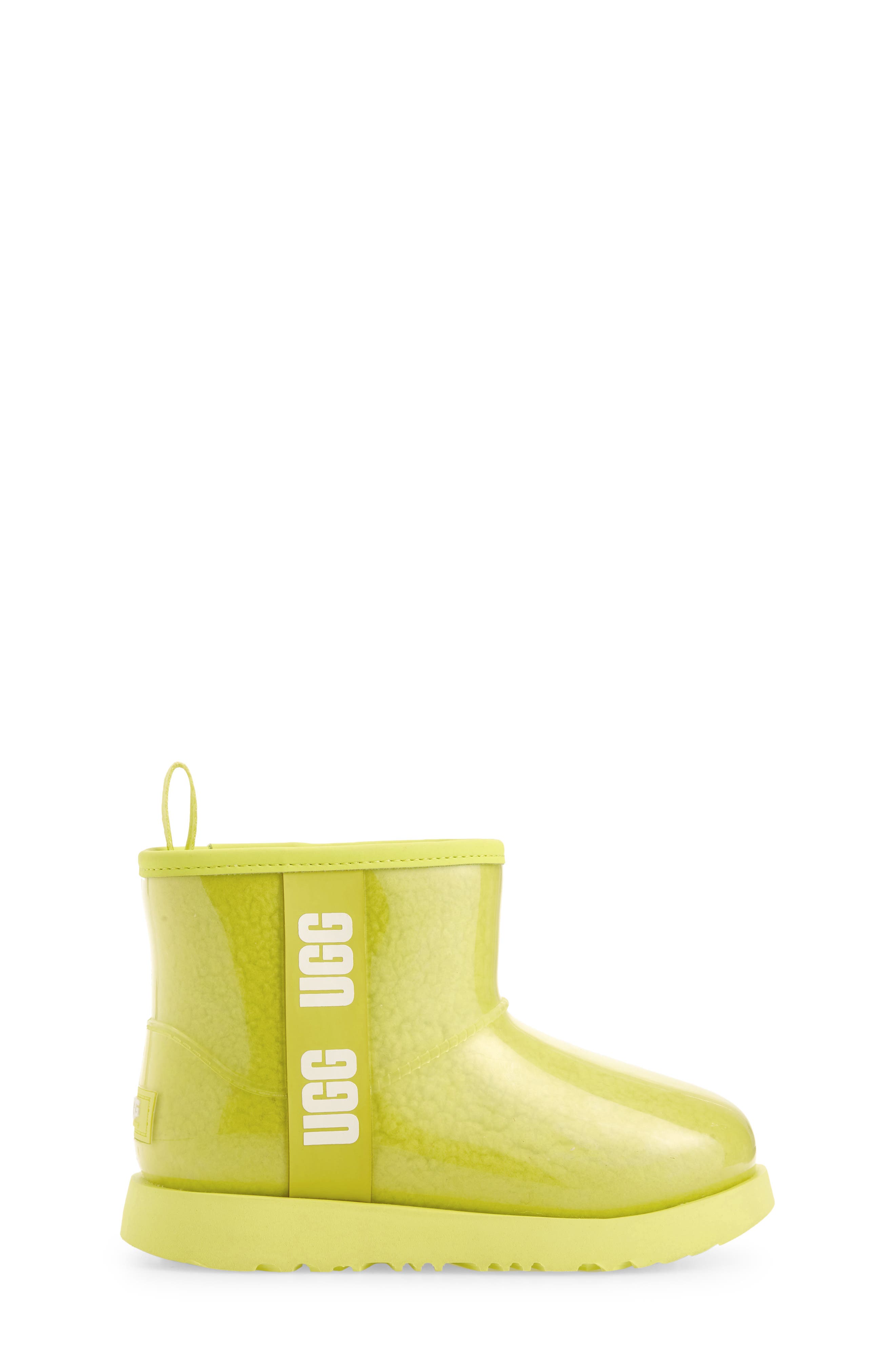 Mini Classic II Waterproof Clear Boot, Alternate, color, SULFUR