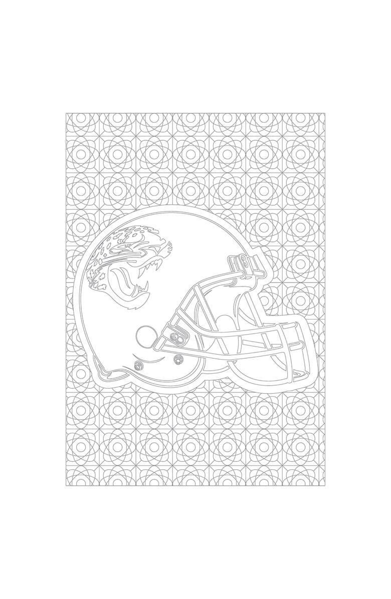 Sportszone In the Sports Zone NFL Adult Coloring Book, Jacksonville Jaguars, Alternate, color, Multicolored