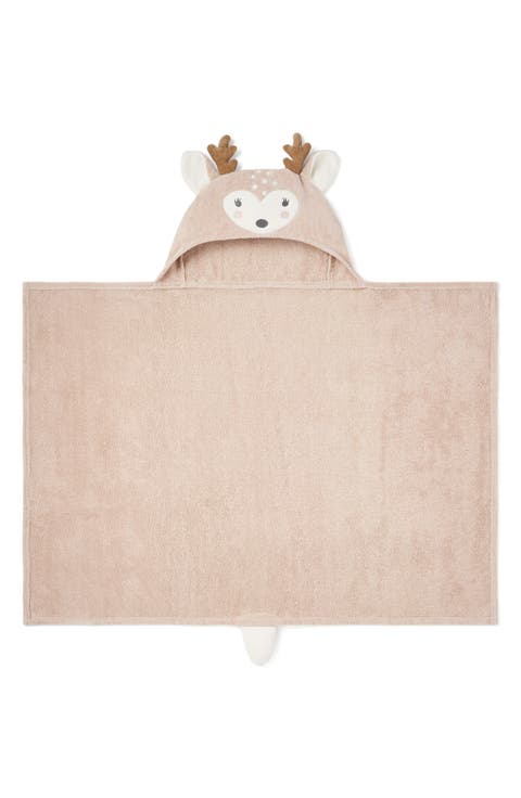 Terry Velour Hooded Fawn Towel